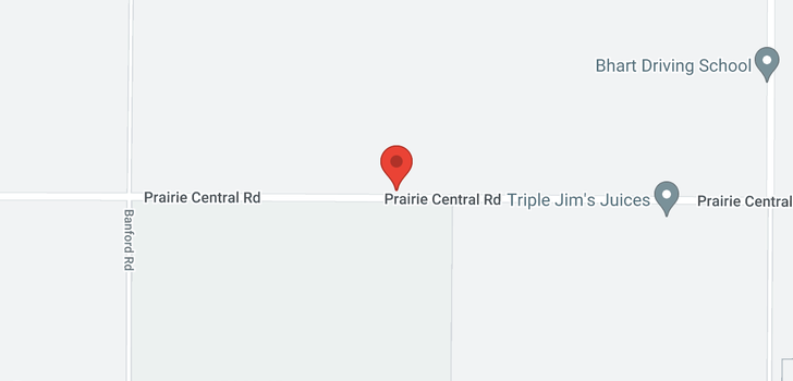 map of 48351 PRAIRIE CENTRAL ROAD